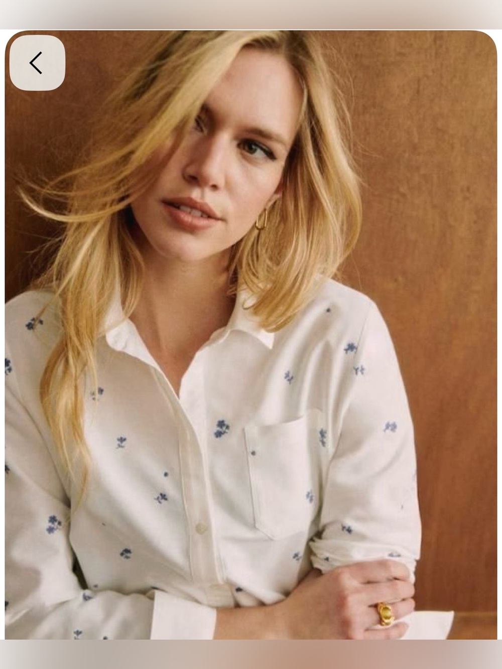 NWT Sezane Tomboy Shirt